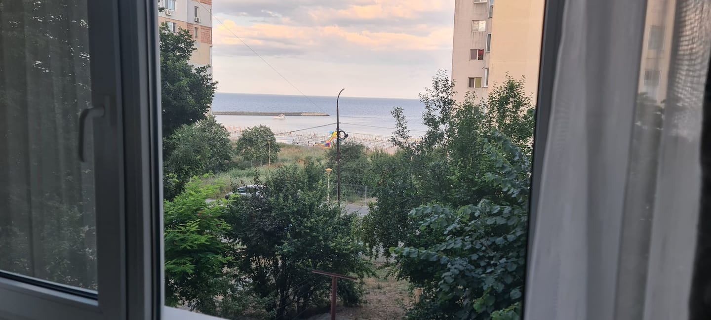 Vedere spre Marea Neagră din apartamentul Lumiss Zoom Beach